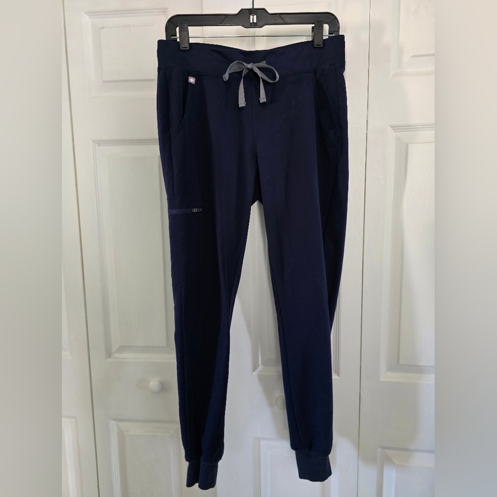 FIGS Zamora Jogger SCRUB Pants-Navy